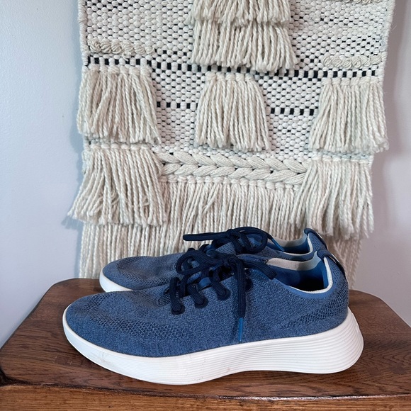 Allbirds Blue Knit Sneakers - Picture 3 of 7